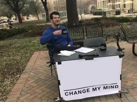 Change My Mind meme about FlexTail