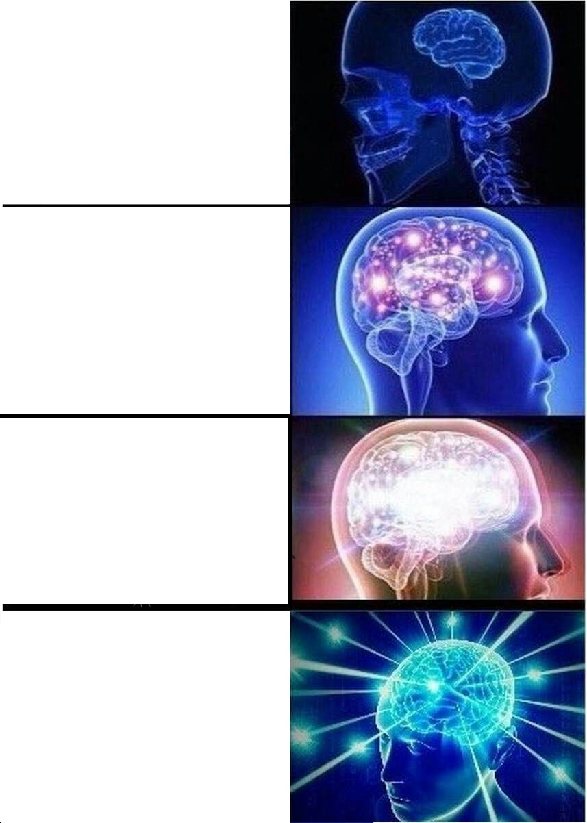 Expanding Brain meme about FlexTail