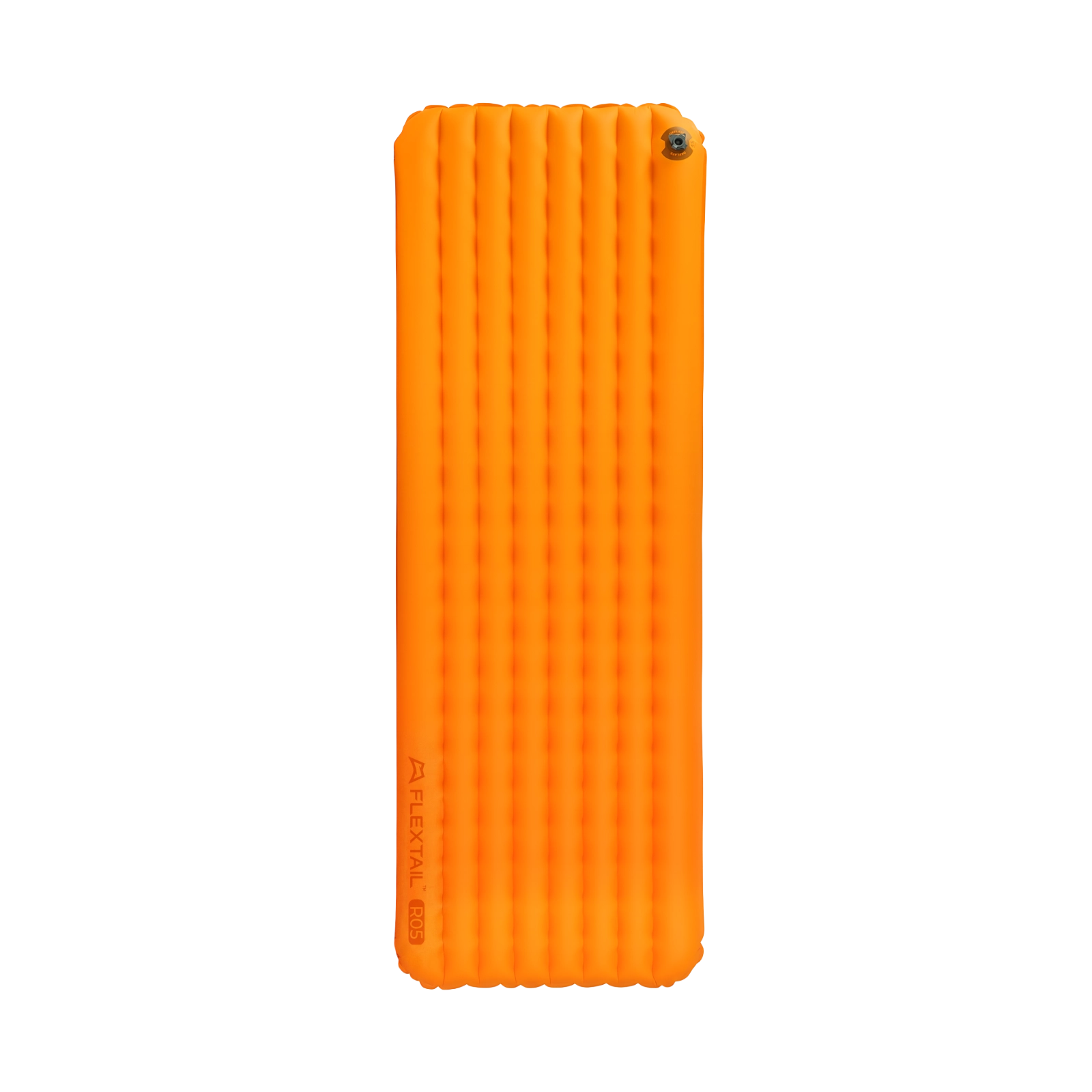 TINY SLEEPING PAD R05 LARGE, an orange inflatable sleeping pad