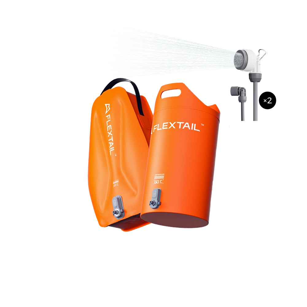 TINY SHOWER BUCKET and bag